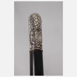 Spazierstock Silber