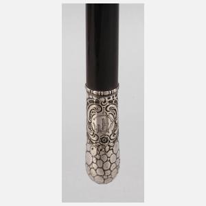 Spazierstock Silber