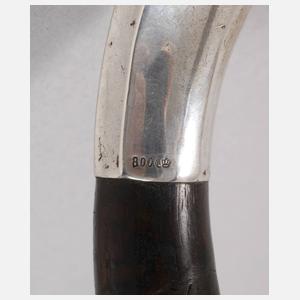 Spazierstock Silber