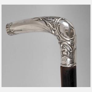 Spazierstock Silber