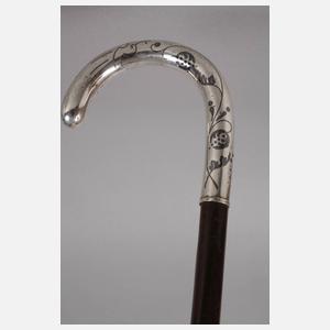 Spazierstock Tulasilber
