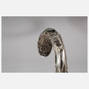 Spazierstock Silber