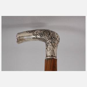 Spazierstock Silber