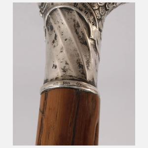 Spazierstock Silber