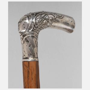 Spazierstock Silber