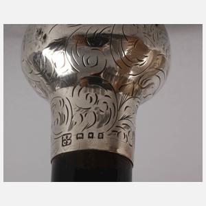 Spazierstock Silber