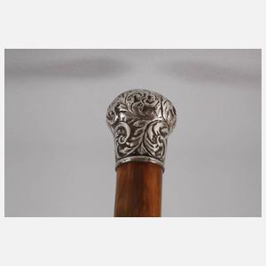Spazierstock Silber
