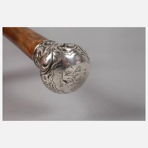 Spazierstock Silber