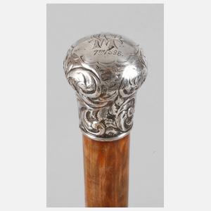 Spazierstock Silber