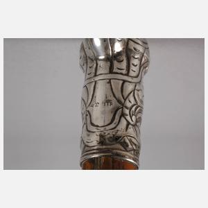 Spazierstock Silber