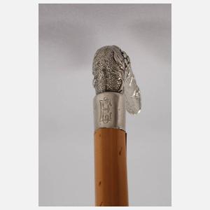 Spazierstock Silber