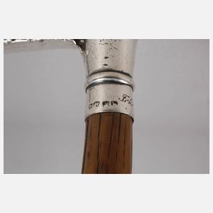 Spazierstock Silber