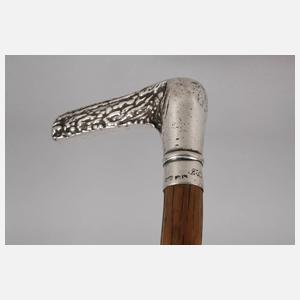Spazierstock Silber
