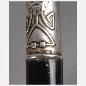 Spazierstock Silber