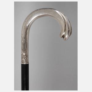 Spazierstock Silber