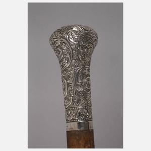 Spazierstock Silber