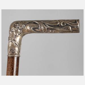 Damenstockgriff Jugendstil