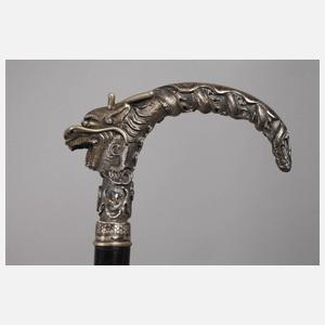 Spazierstock mit Chinoiserien