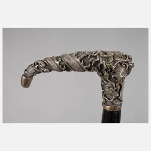 Spazierstock mit Chinoiserie