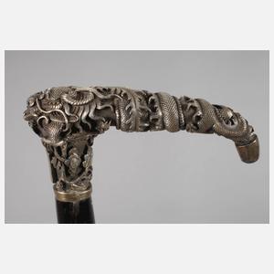 Spazierstock mit Chinoiserie