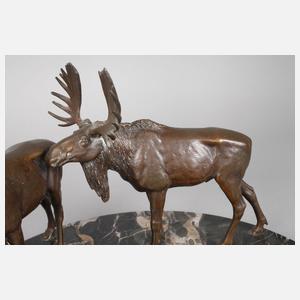 Große figürliche Marmorschale