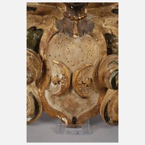 Geschnitztes Wappen Barock