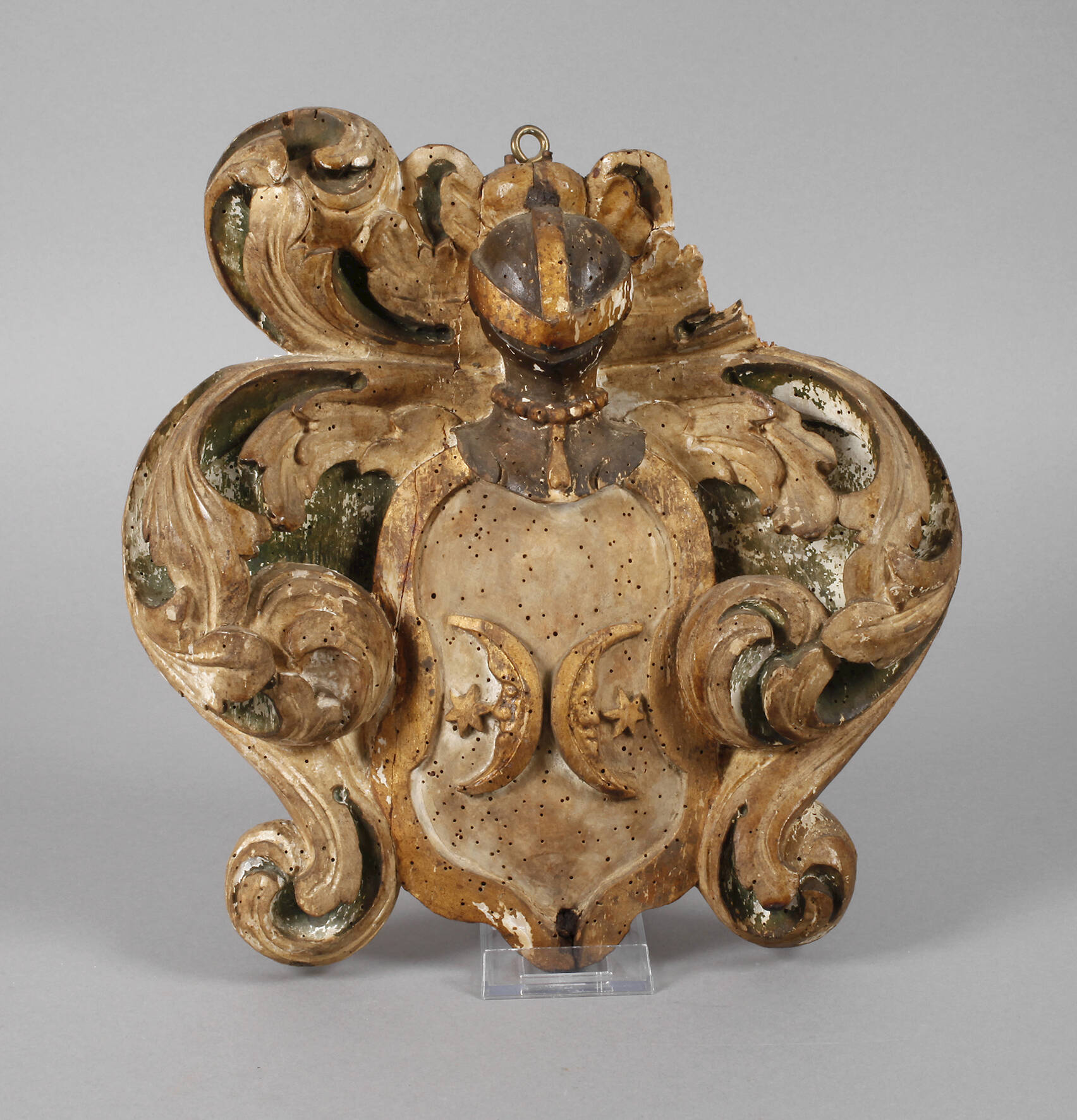 Geschnitztes Wappen Barock