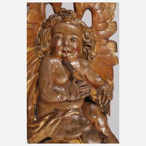 Figürliche Reliefschnitzerei