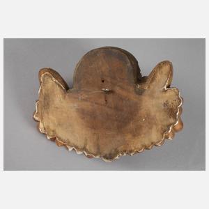 Geschnitztes Engelshaupt