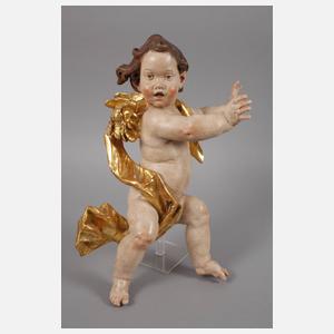 Paare barocke Schwebeengel