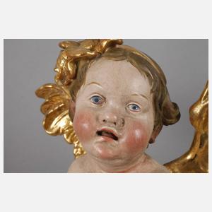 Paare barocke Schwebeengel