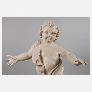 Geschnitzte Engelsplastik Barock