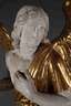 Geschnitzte Engelsplastik