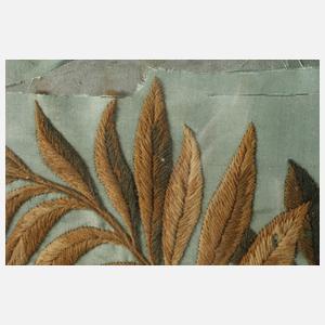 Seidenstickbild Biedermeier