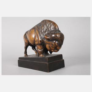 Paar geschnitzte Buchstützen