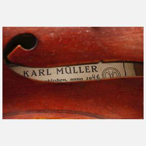 Violine im Etui