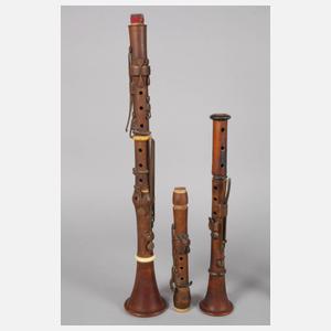 Konvolut Holzblasinstrumente
