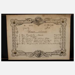 Große Walzenspieldose