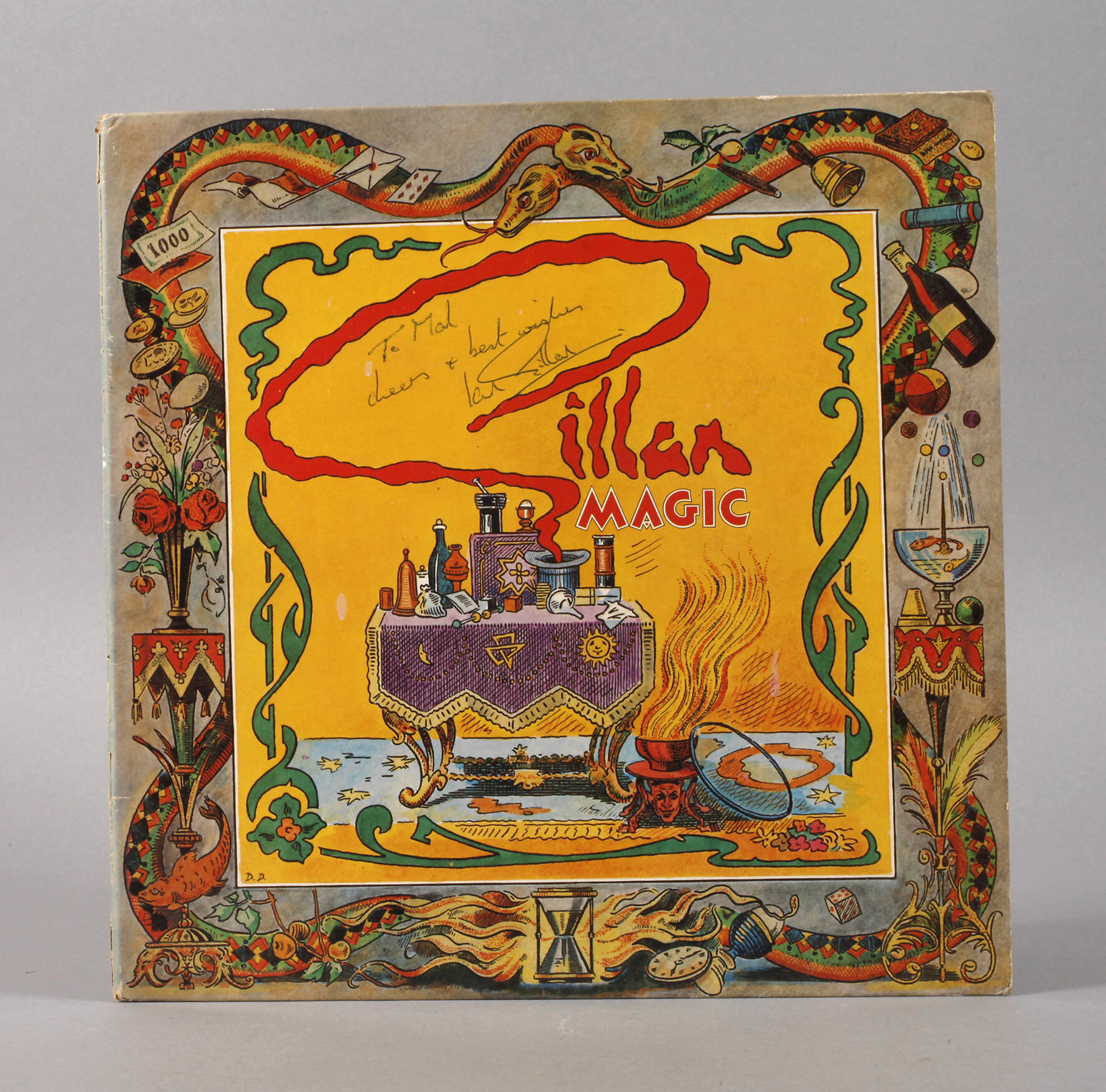 Handsignierte LP Gillan "Magic"