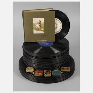 Konvolut Schelllackplatten