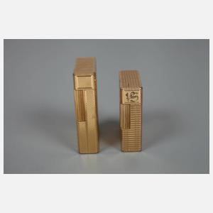 Zwei Feuerzeuge Dupont