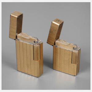 Zwei Feuerzeuge Dupont