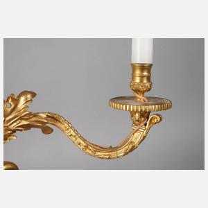 Paar französische Wandleuchter