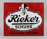 Blechschild Rieker Schuhe
