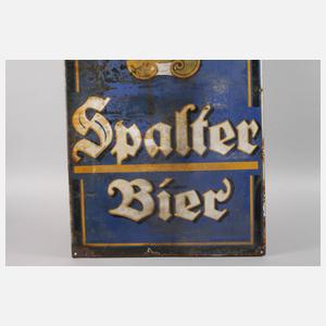 Emailschild Spalter Bier