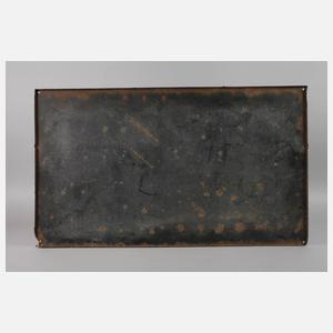 Emailschild Spalter Bier