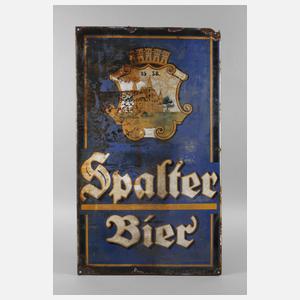 Emailschild Spalter Bier