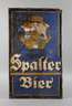Emailschild Spalter Bier