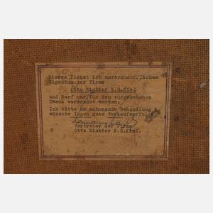 Werbung Fetthering "Teerose", Originalentwurf