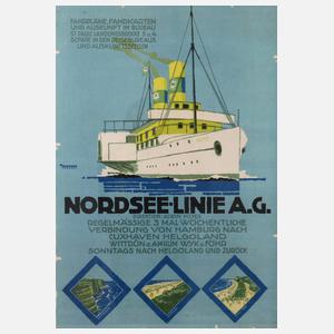 Werbeplakat Nordsee-Linie